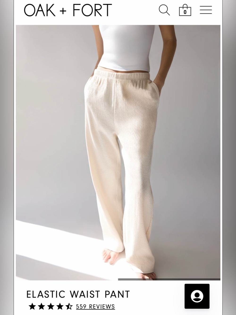 Oak & Fort Gauze Pants